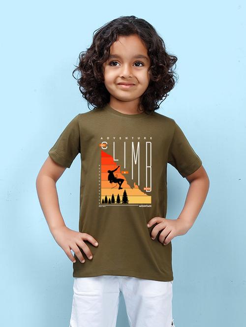 boys front print short sleeve t-shirt - 20683558 - Very Small Image - 1