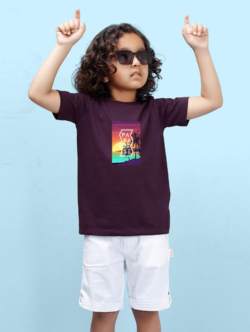 boys chest print short sleeve t-shirt - 20683563 - Very Small Image - 1