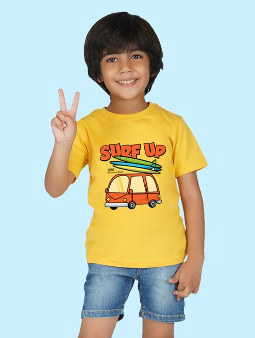 boys front print short sleeve t-shirt - 20683587 - Very Small Image - 1