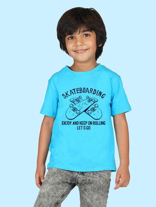 boys front print short sleeve t-shirt - 20683611 - Very Small Image - 1