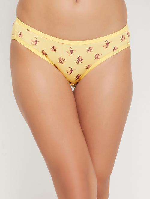 yellow cotton bikini panty - 20684085 - Very Small Image - 1