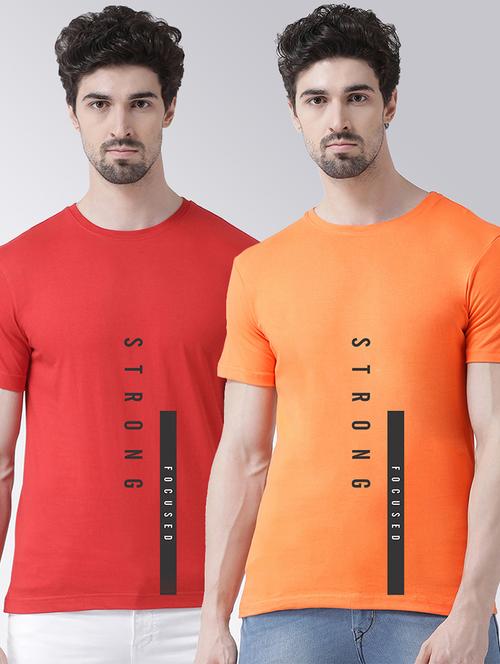 men pack of 2 printed t-shirts - 20684258 - Very Small Image - 1