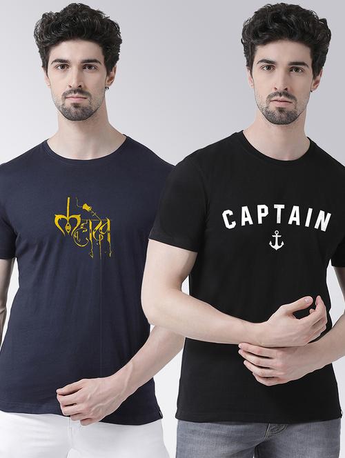 men multi color pack of 2 t-shirts - 20684261 - Very Small Image - 1