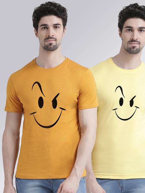 pack of 2 front print t-shirts - 20684350 - Very Small Image - 1