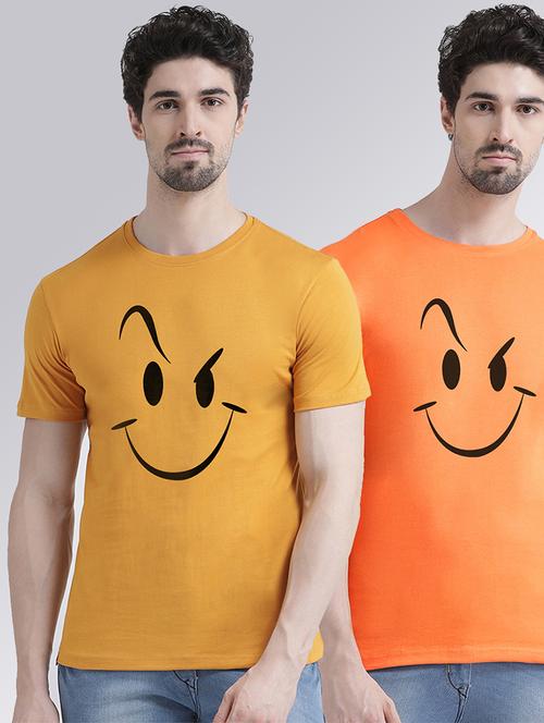 pack of 2 front print t-shirts - 20684351 - Very Small Image - 1