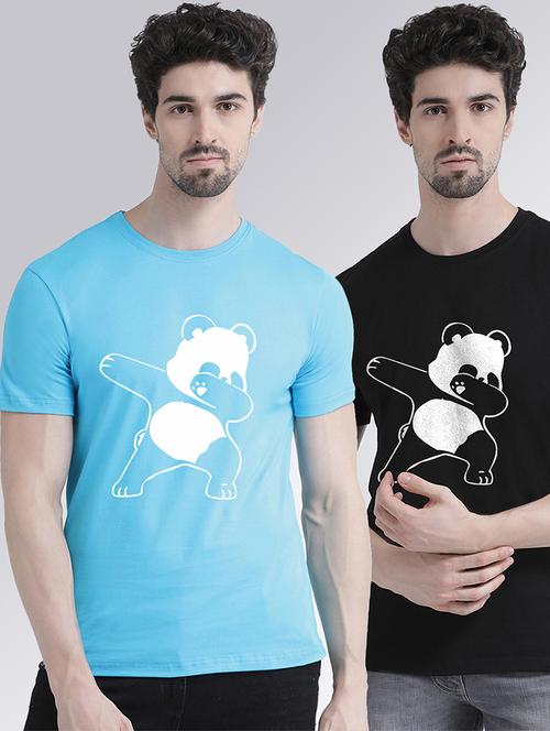 pack of 2 front print t-shirts - 20684352 - Very Small Image - 1