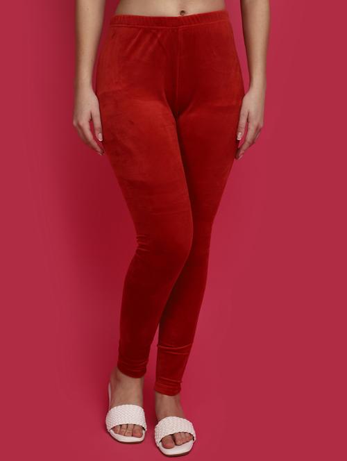 women solid full length legging - 20685860 - Very Small Image - 1