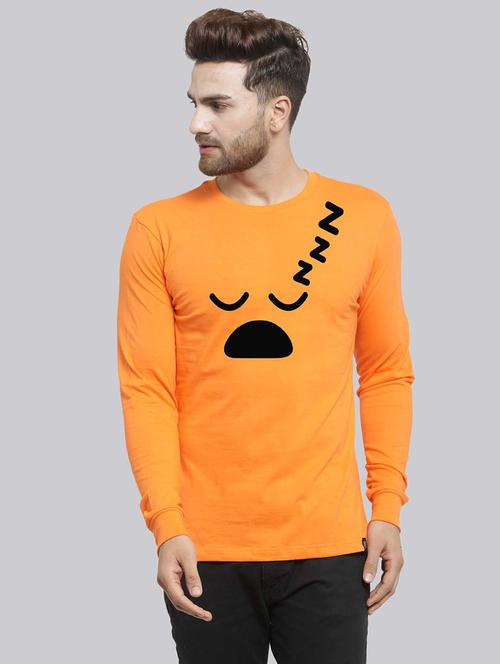 men round neck chest print t-shirt - 20685914 - Very Small Image - 1