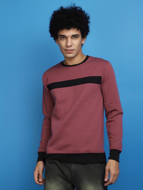 men chest print crew neck sweatshirt - 20686646 - Very Small Image - 1