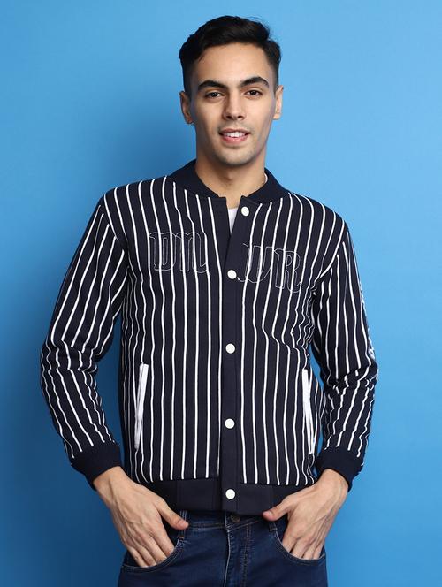 navy blue cotton regular sweatshirt - 20686781 - Very Small Image - 1