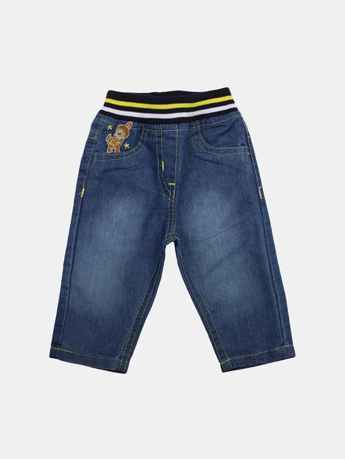boy's embroidered slim fit jeans - 20687018 - Very Small Image - 1