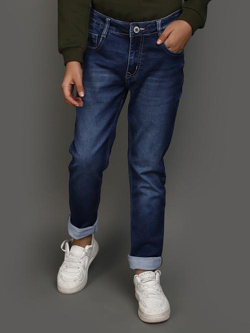 boy's plain slim fit jeans - 20687035 - Very Small Image - 1