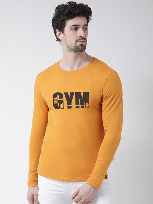 men round neck chest print t-shirt - 20687092 - Very Small Image - 1