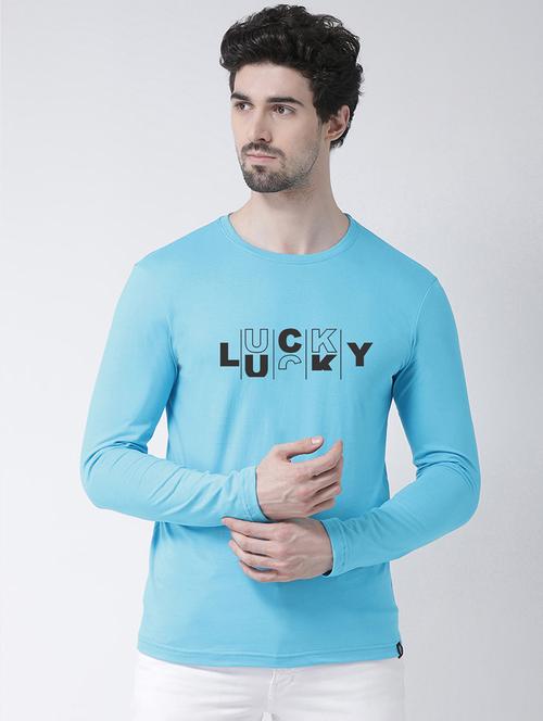 men round neck chest print t-shirt - 20687099 - Very Small Image - 1