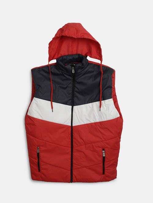 boys color block quilted jacket - 20687235 - Very Small Image - 1