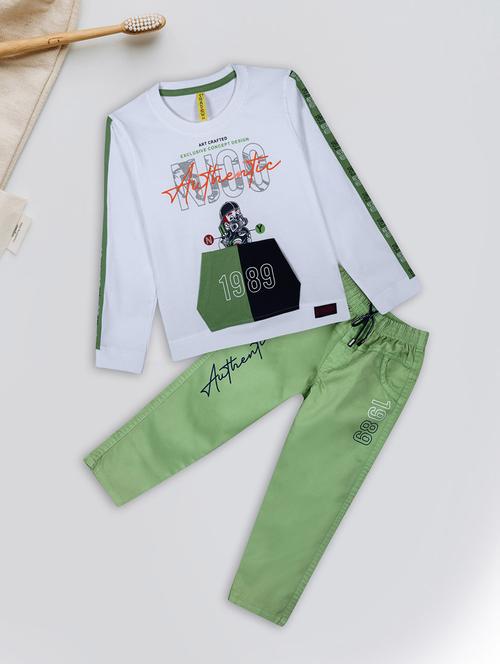 boys printed twin sets  - 20687527 - Very Small Image - 1