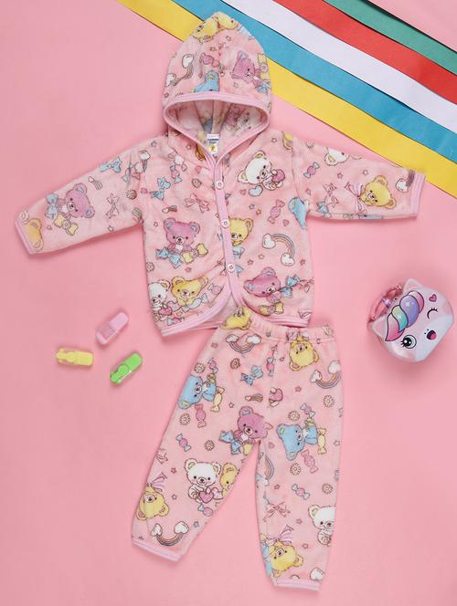 kids quirky print full lenght twin set - 20687689 - Very Small Image - 1