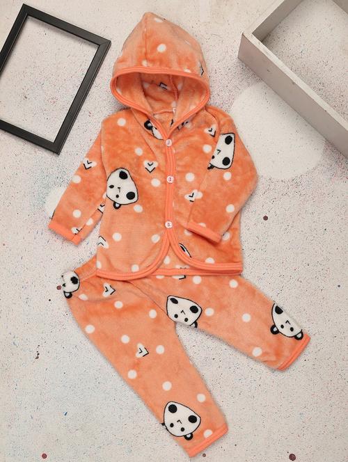 kids quirky woolen full lenght twin set - 20687698 - Very Small Image - 1