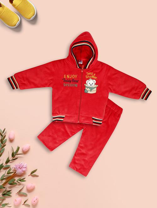 kids woolen full lenght twin set - 20687729 - Very Small Image - 1