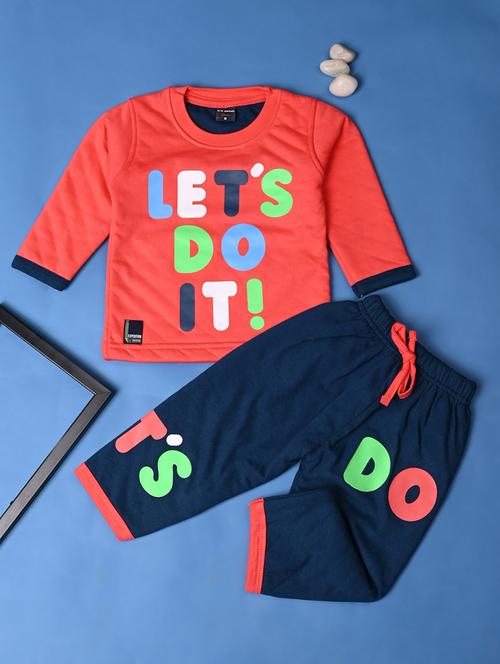 kids wool blend full lenght twin set - 20687820 - Very Small Image - 1