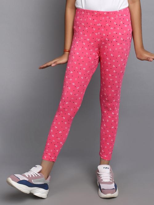 pink printed legging - 20687955 - Very Small Image - 1
