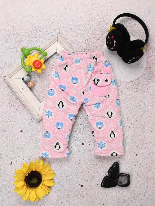 girls mid rise quirky printed nightwear pyjama - 20688055 - Very Small Image - 1