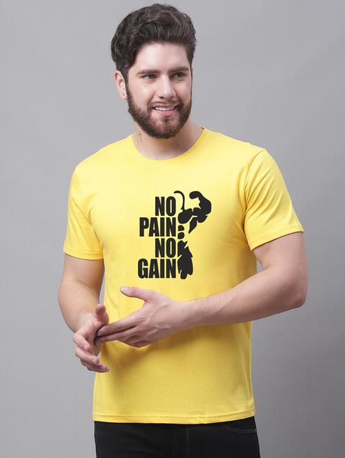 men front print short sleeve t-shirt - 20688111 - Very Small Image - 1