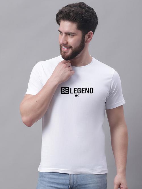 men round neck chest print t-shirt - 20688173 - Very Small Image - 1