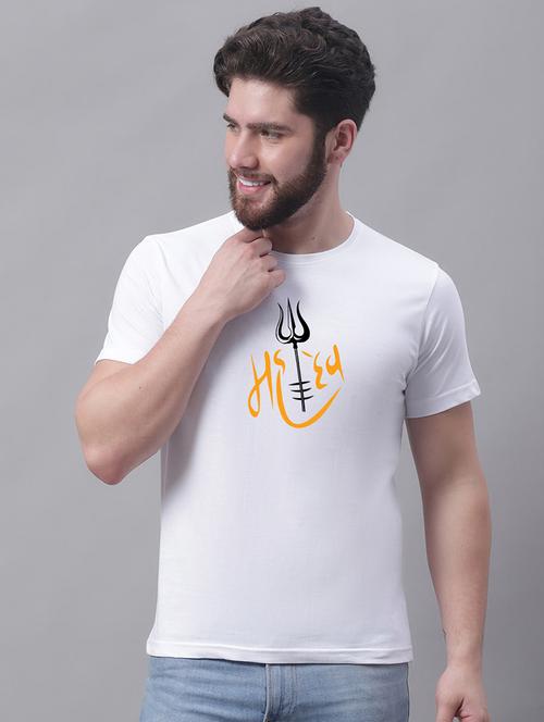 men white graphic round neck regular t-shirt - 20688205 - Very Small Image - 1