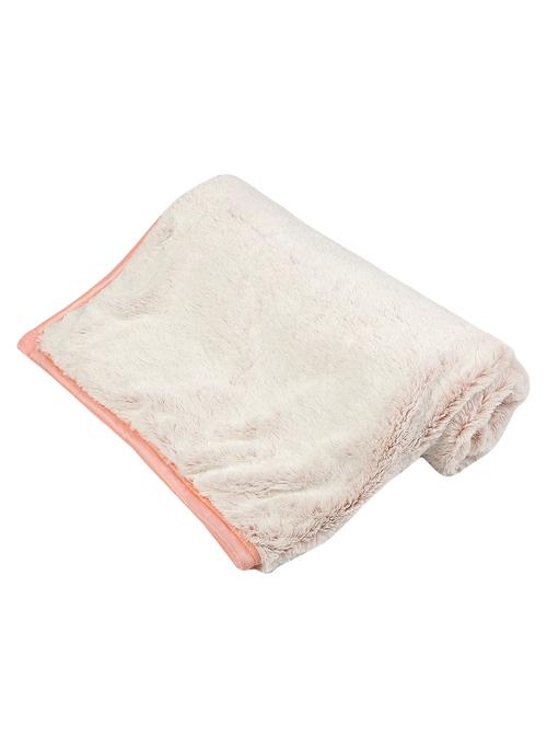 peach fur blanket - 20704691 - Very Small Image - 1