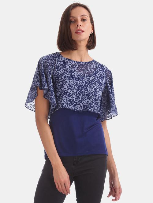 women floral printed regular top - 20709134 - Very Small Image - 1