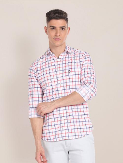 white checkered casual shirt - 20720302 - Very Small Image - 1