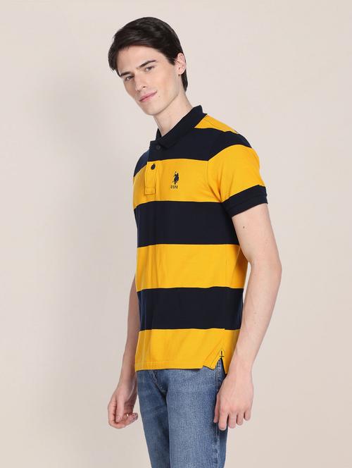 blue cotton blend t-shirt - 20720445 - Very Small Image - 1