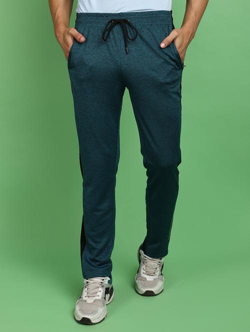 men mid rise placement printed full length track pant - 20725419 - Very Small Image - 1