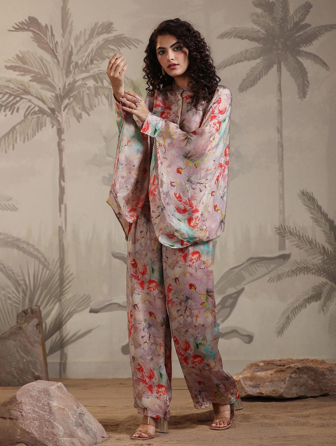 multi colored floral o-ord set - 20727271 - Standard Image - 4