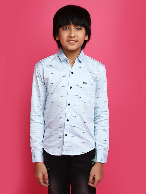 boys long sleeved printed shirt - 20728023 - Very Small Image - 1
