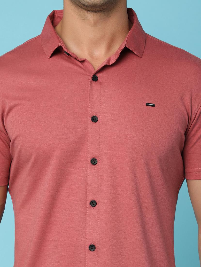men short sleeved solid casual shirt - 20728172 - Zoom Image - 6