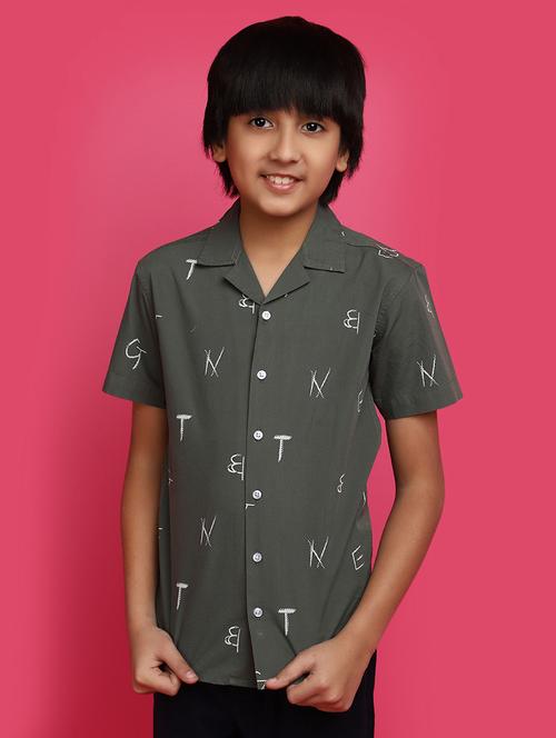 green cotton shirt - 20728188 - Very Small Image - 1