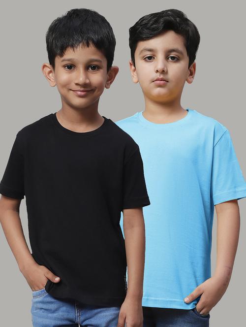 pack of 2 - multi colored cotton t-shirt - 20728599 - Very Small Image - 1