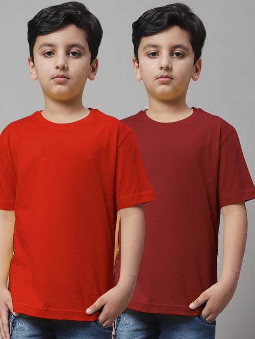 pack of 2 - multi colored cotton t-shirt - 20728618 - Very Small Image - 1