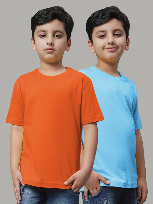 multi color solids pack of 2 t-shirts - 20728644 - Very Small Image - 1