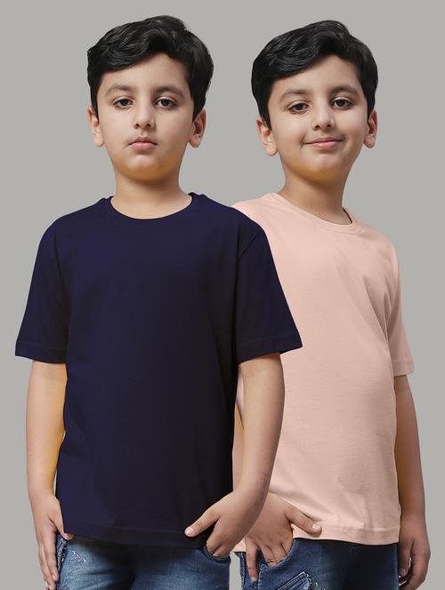 multi color solids pack of 2 t-shirts - 20728657 - Very Small Image - 1