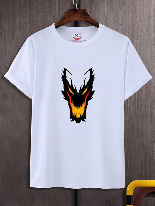 round neck chest printed t-shirt - 20733990 - Very Small Image - 1