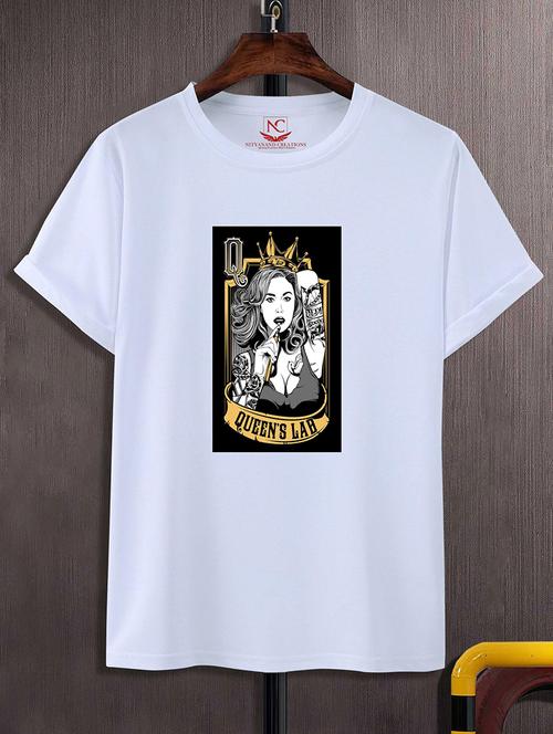 white polyester regular t-shirt - 20738915 - Very Small Image - 1