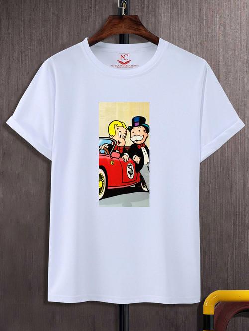 white polyester regular t-shirt - 20739571 - Very Small Image - 1