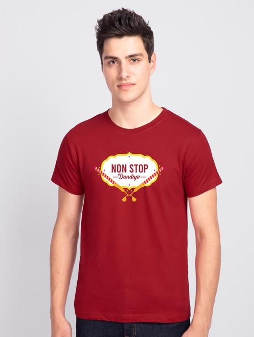 red cotton t-shirt - 20746290 - Very Small Image - 1