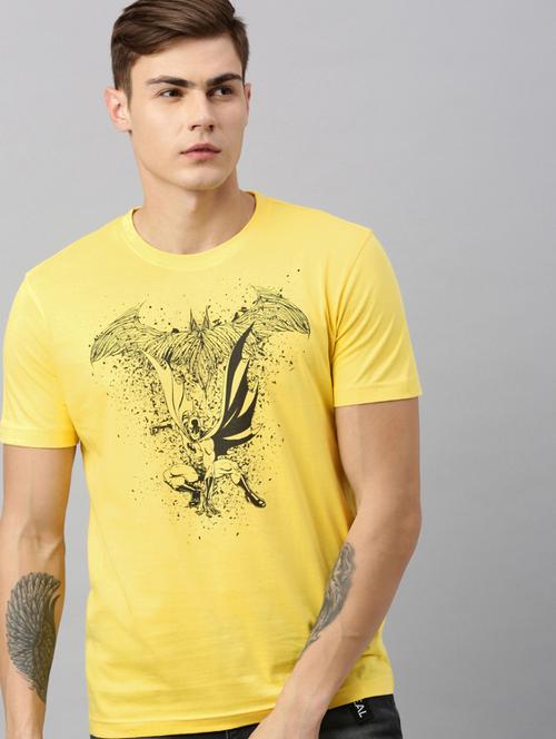 men graphic print short sleeve t-shirt - 20748152 - Very Small Image - 1