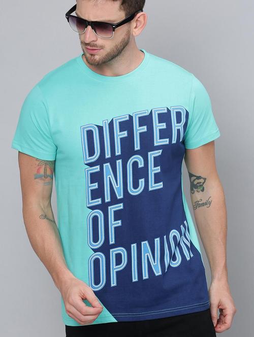 round neck front printed t-shirt - 20750966 - Very Small Image - 1