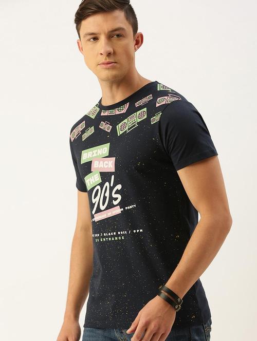 round neck front printed t-shirt - 20751016 - Very Small Image - 1