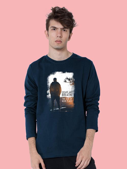 round neck graphic printed t-shirt  - 20751430 - Very Small Image - 1